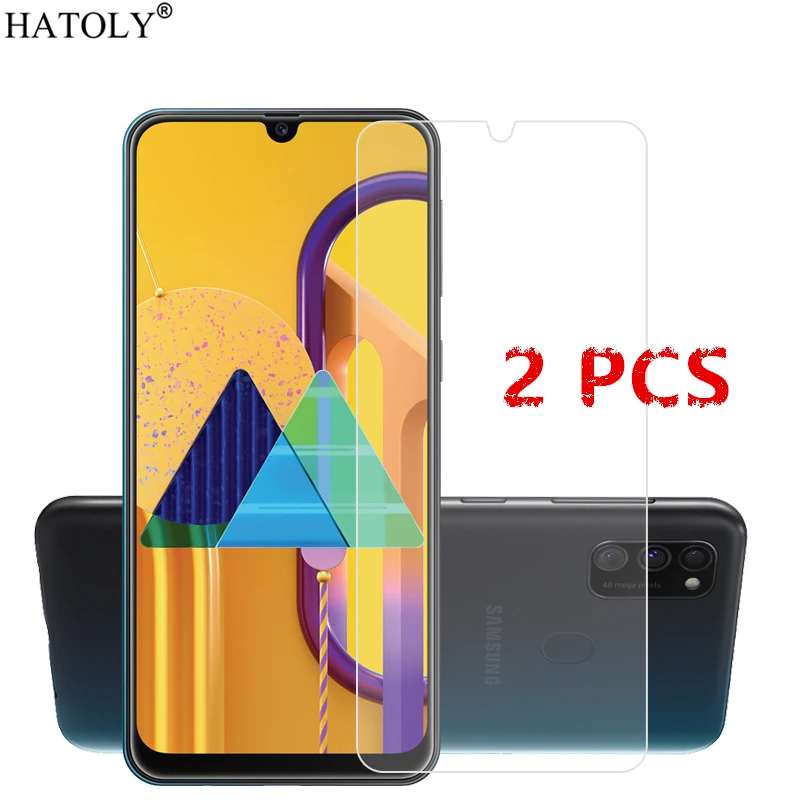 2PCS For Samsung Galaxy M30s Glass for Galaxy M30s Tempered Glass Film Screen Protector Protective Glass for Samsung Galaxy M30s