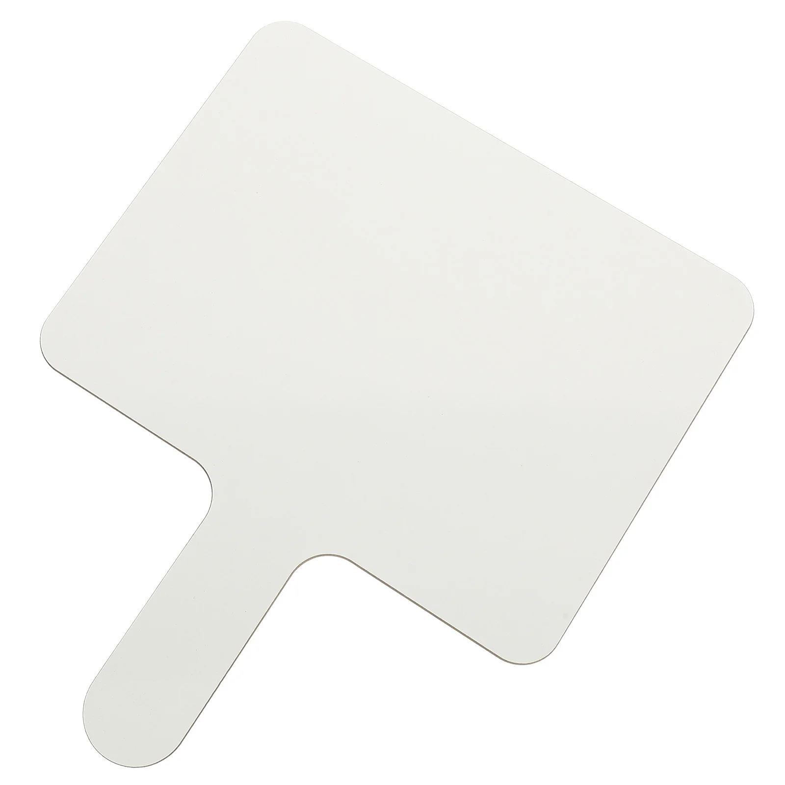 Handheld Dry Erase Board Small White Melamine Paddles Blank Writing Boards for Classroom Students Reusable Answer Paddle