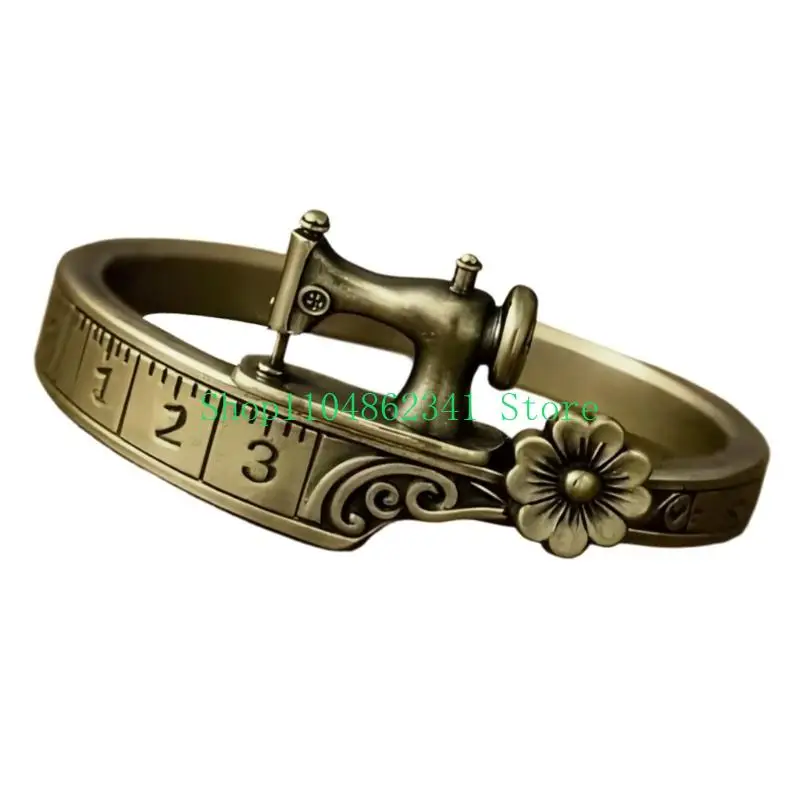 652F Stylish Sewing Machine Shaped Jewelry Ring Accessories for Sewing Enthusiasts