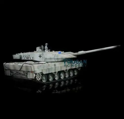 Leopard2A6 RC Tanque para Meninos, 1:16 HENG LNG 7.0, 3889 Barrel Recoil, Metal Track, Link Controle Remoto, Veículo Automóvel, TH17640