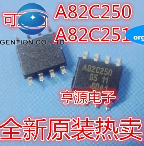 10 Chiếc 100% Orginal Mới Có Hàng PCA82C251 A82C251 PCA82C251T A82C251T SOP-8 Có Thể Giao Diện Chip