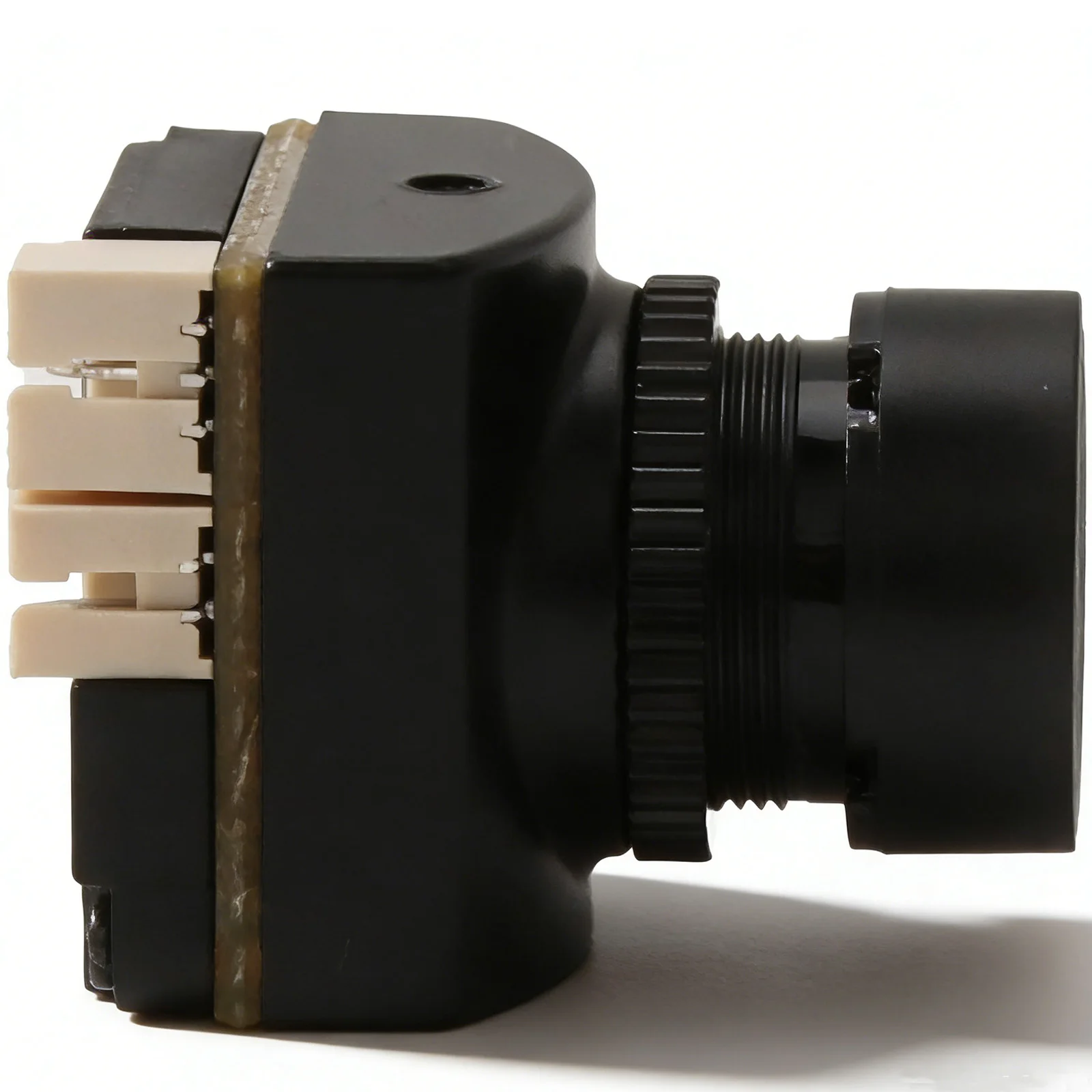 ZuruKin 1MP Ratel Pro كاميرا FPV تناظرية 1/3 بوصة CMOS الكمون المنخفض 1200TVL كاميرا صغيرة بدون طيار 4.6-20 فولت 19 × 19 مللي متر NTSC/PAL FPV Racing