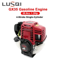 LUSQI-motor de gasolina GX35 de 4 tiempos, cilindro único, compatible con desbrozadora, bomba de agua