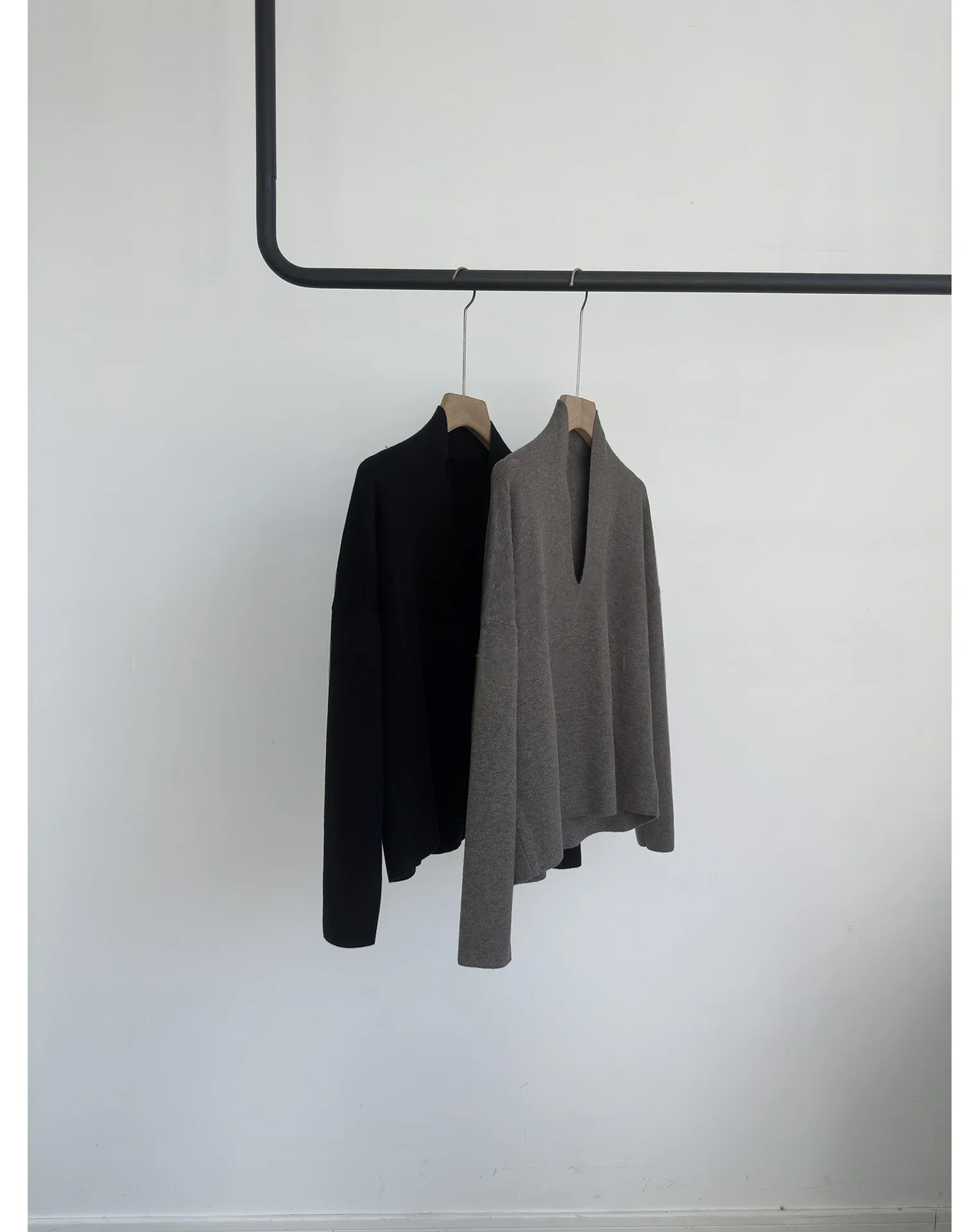 Autumn and Winter Women's Simple All-match Wool Blend Sweater