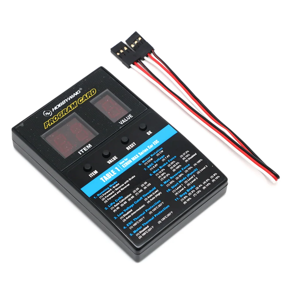 Hobbywing QuicRun WP-16BL30 Brushless Speed Controller 30A RC Car ESC + 2435 4500kv motor+ programe card Wholesale