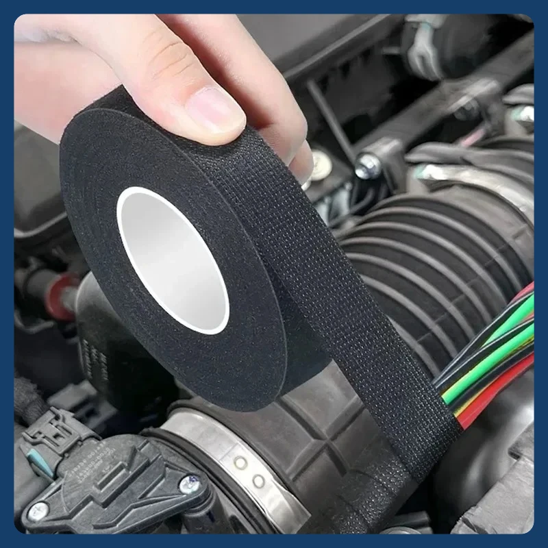 

Automotive Cloth Tape Electrical Insulating Fabric Tapes Heat Resistance Thermal Car Tape Waterproof Soundproof Wires Tape