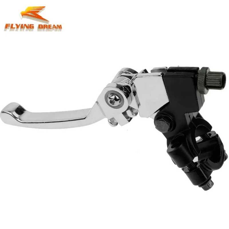 Pit Dirt Bike Accessories Motorcycle Silver Folding Clutch Brake Lever 22mm 7/8-inch Handles For Xmotos BSE KAYO Apollo Thumpsta