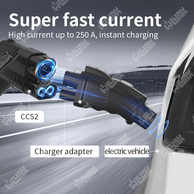 Olink Car Charging Dc Adapter Evse Charging IP55 CCS Combo 2 to Gbt Ev Charger Connector CCS2 to GBT Adapter
