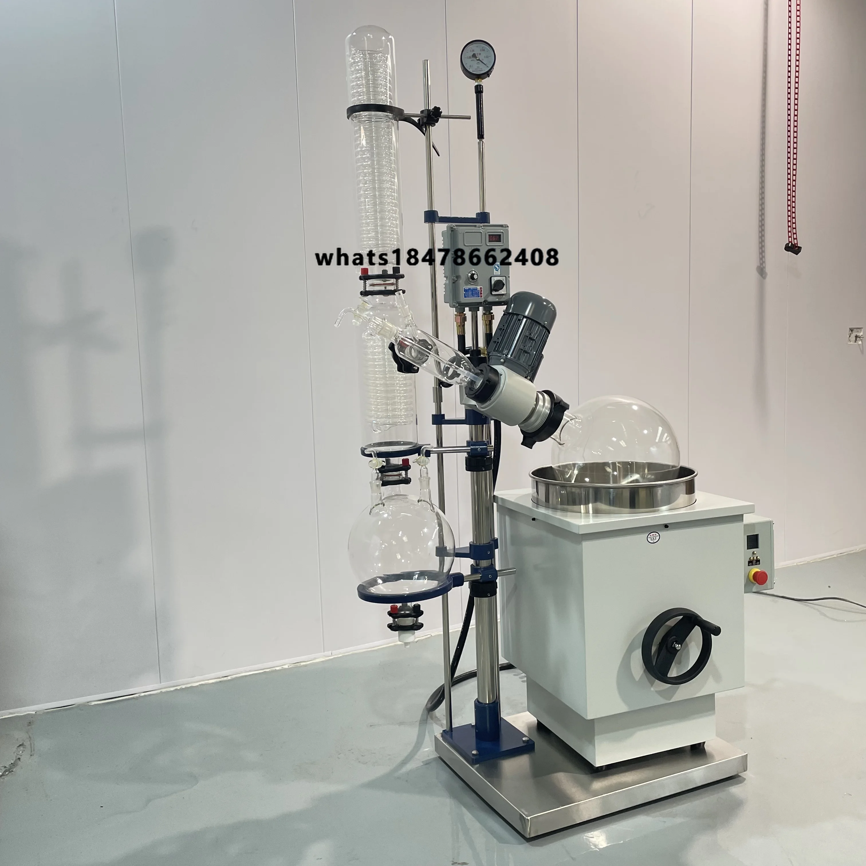 50L Concentrator Ethanol Alcohol Distillation Perfume Distiller Rotary Vacuum Evaporator Equipment Electric Lift