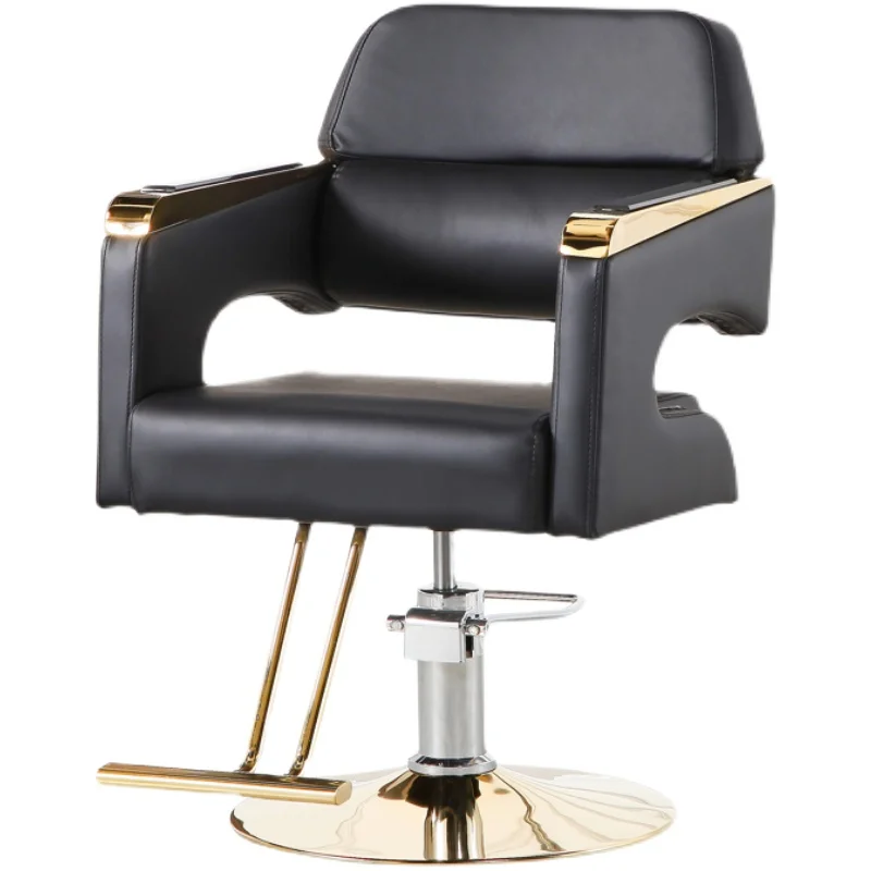 Barbershop chair hair chair can be put down, lifting hair cutting stool, new style chair in hairdresser