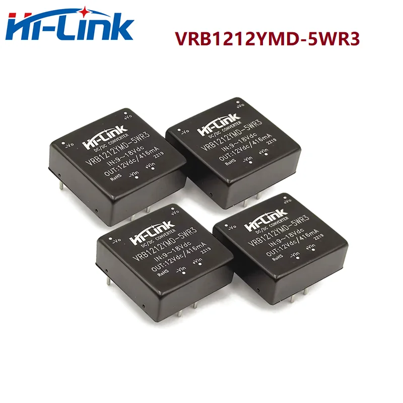 スマート家電電源モジュール,高効率,5w,12v,DC-DC, VRB1212YMD-5WR3,送料無料,新品,2個