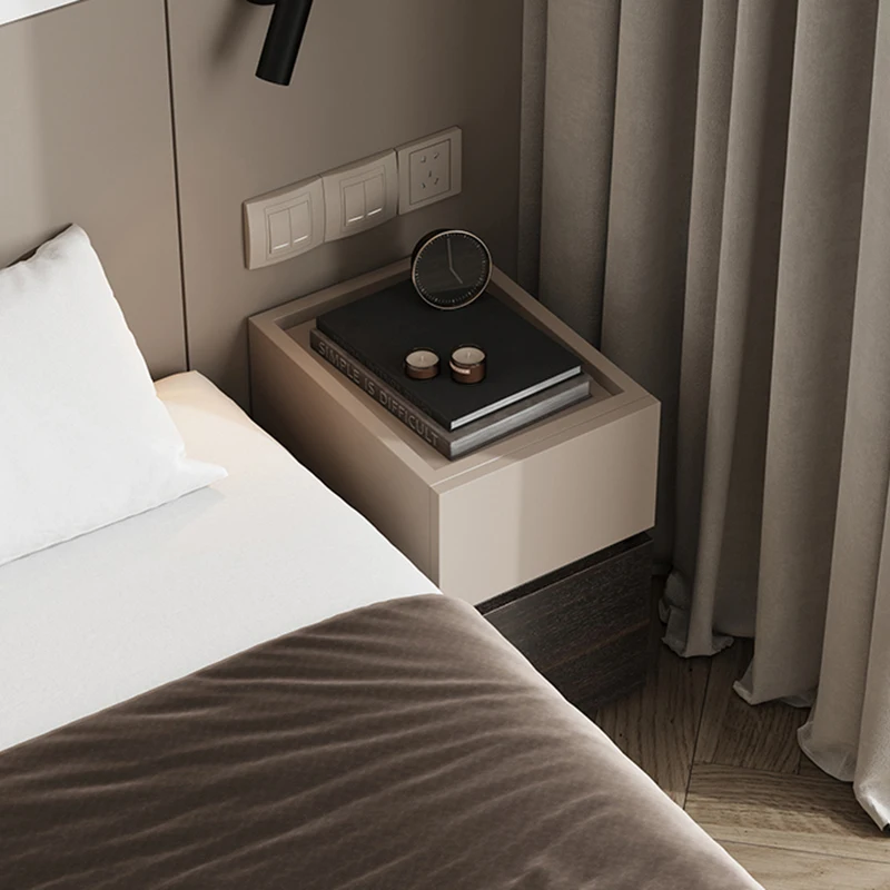 العصرية الضيقة طاولة السرير أدراج الخشب Librero خزائن التخزين ديكور السرير الجدول غرفة المعيشة Criado Mudo الأثاث العصري #2