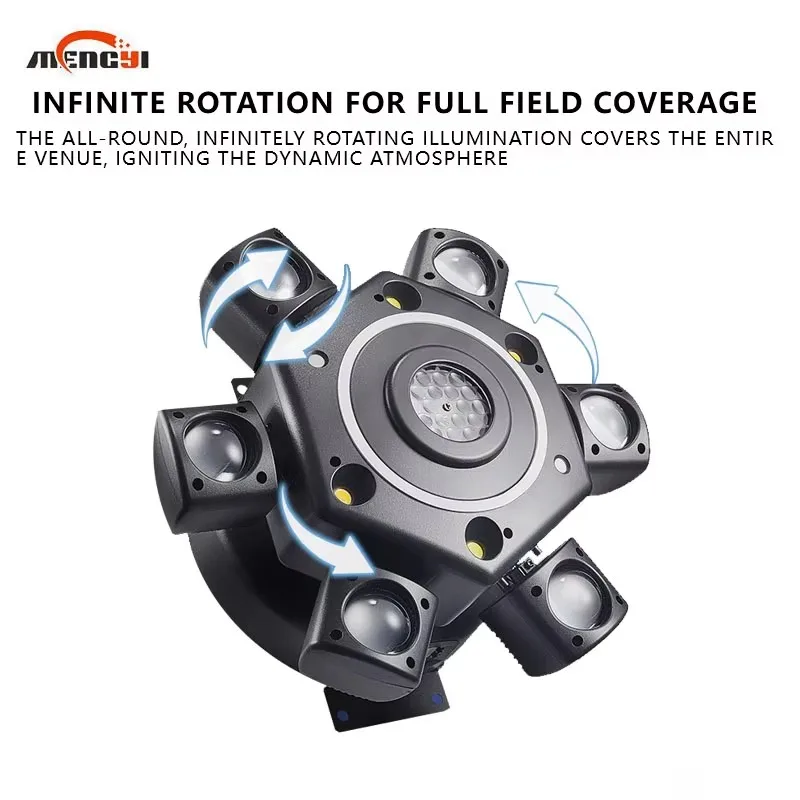 التحكم عن بعد ستة شعاع صغير نمط ضوء الليزر التحكم الصوتي وامض Ktv كامل اللون ضوء المرحلة