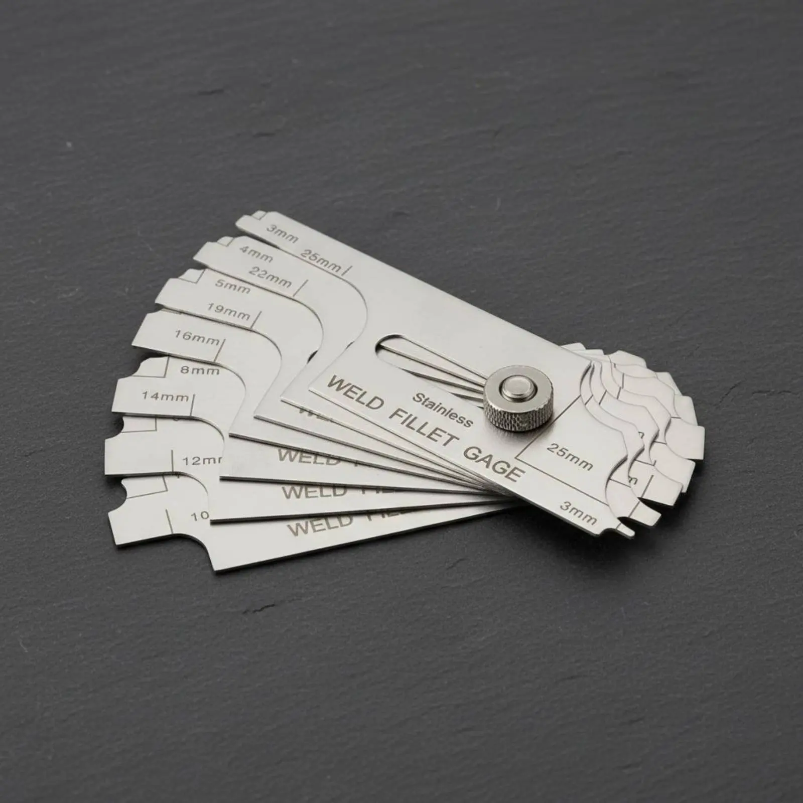 Weld Inspection Set Multi-Function Weld Bead Gauge Hi Lo Gauge Precision Measuring Stainless Steel for Metalworkers, Workshop