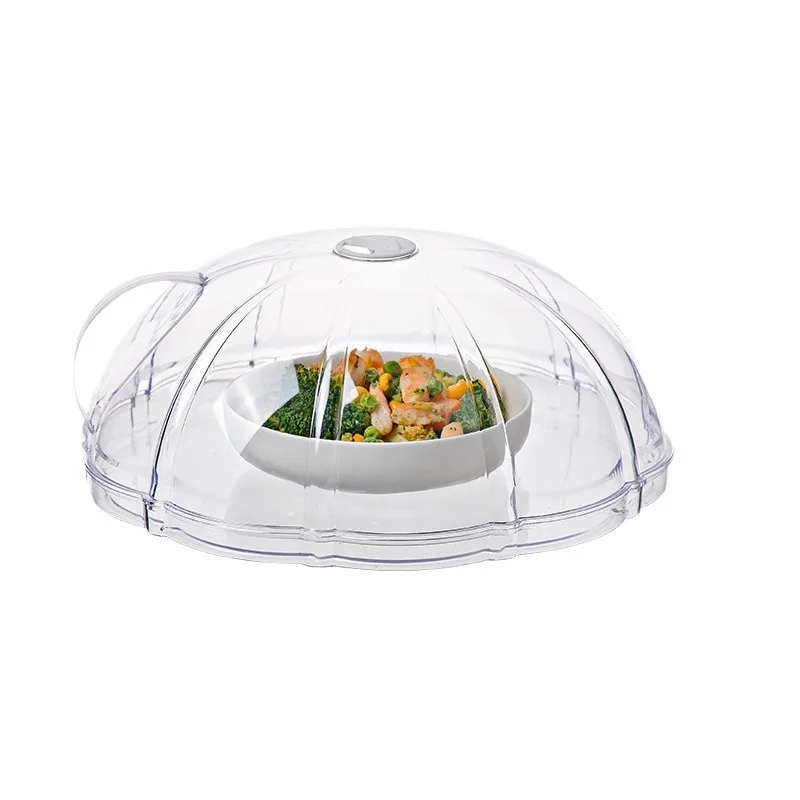 

High temperature anti-splash oil cover, meal heating fresh-keeping cover
