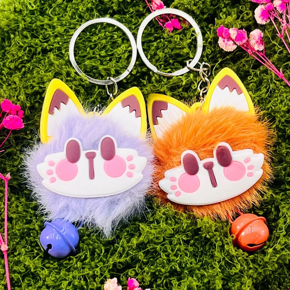 

Новый мультяшный милый плюшевый брелок Lucky Cat, колокольчик, имитация норки, плюшевый шарик, брелок для ключей, мужской и женский подарок на день рождения