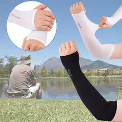 Unisex Arm Guard Sleeve Warmer White Sun UV Protection For Women And Men, Sports Sleeves For Running, Fishing, Cycling