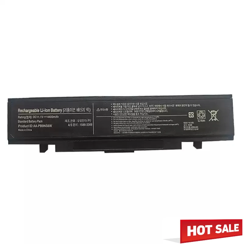 New AA-PB9NS6W Laptop Battery For Samsung NP300 NP350 RV410 RV509 R530 R467 R428 R429 R468 11.1V 4400mAh 48Wh Battery