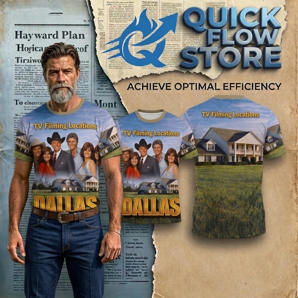 Retro Dallas TV Show Parent-Child Round-Neck Short Sleeve T-Shirt Classic Texas Western Cattle Ranch Oilfield Christmas Gift Tee