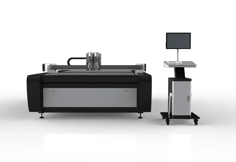 Automatic CNC Oscillating Knife Cutting Machine with PLC Control and High-Power Motor for Composite Materials