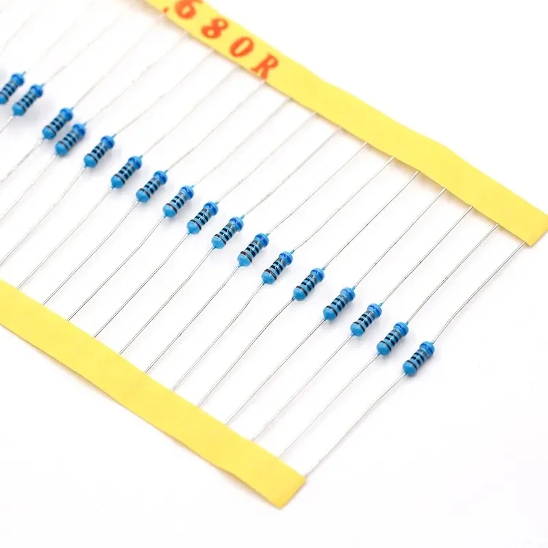 New 600pcs 1/4W 30 kinds resistance metal film resistors 1% accuracy,precision metal resistance common used,fress shipping