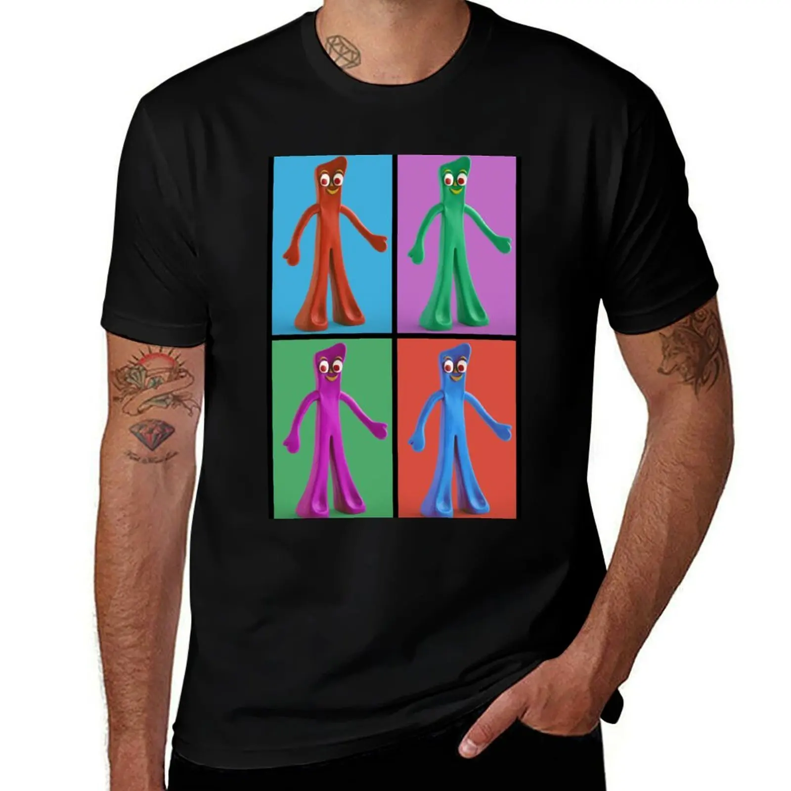 

All the Gumby T-Shirt Lightweight Basic Short Sleeve Shirt