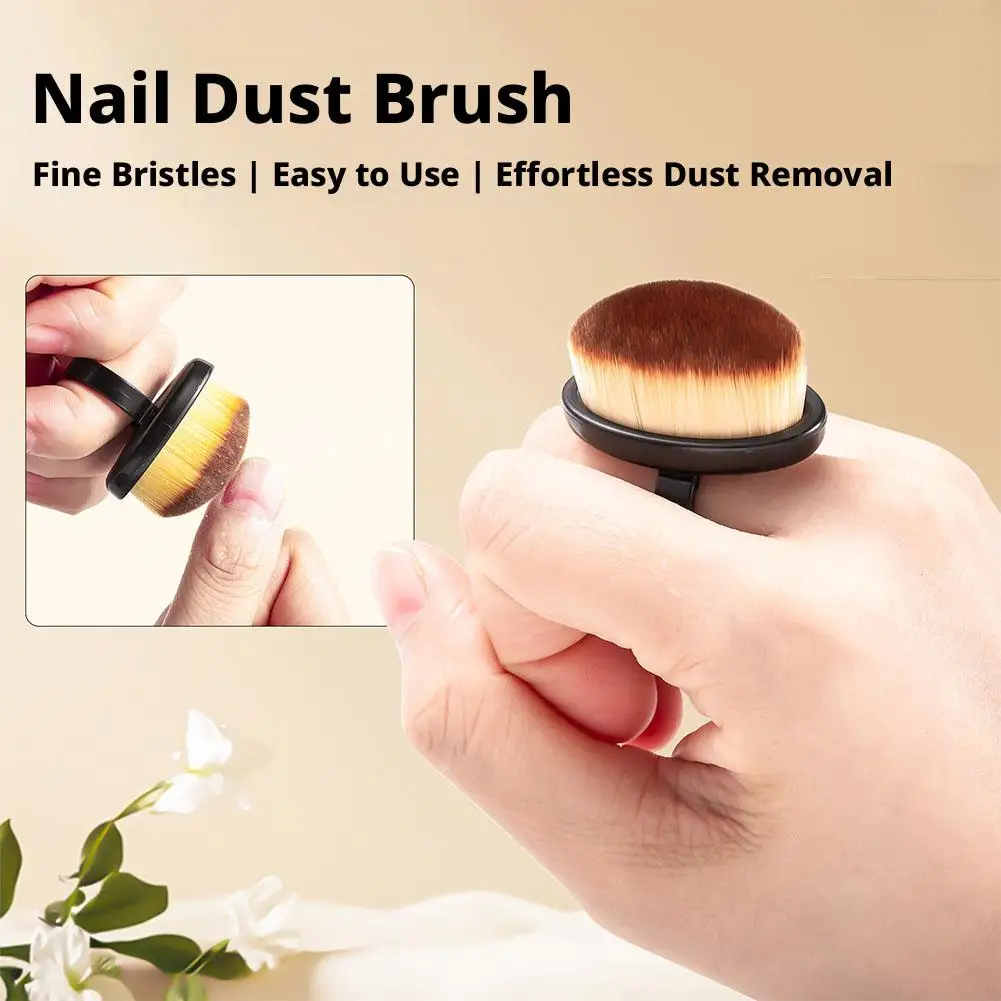 Pincel Profissional para Remoção de Pó de Unhas, Ferramenta de Limpeza para Gel e Pó, Acessórios de Manicure e Maquiagem