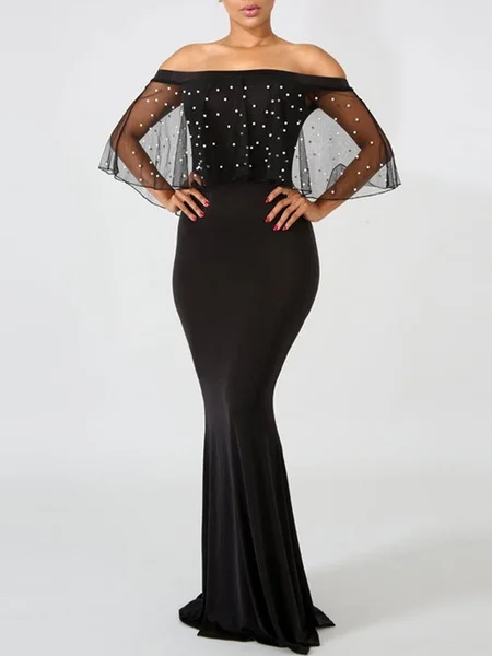 

Customized Simple Jersey Pattern Draped Straight Boat Neck Long Dresses Bespoke Occasion Dresses Elegant Sizes Available Casual