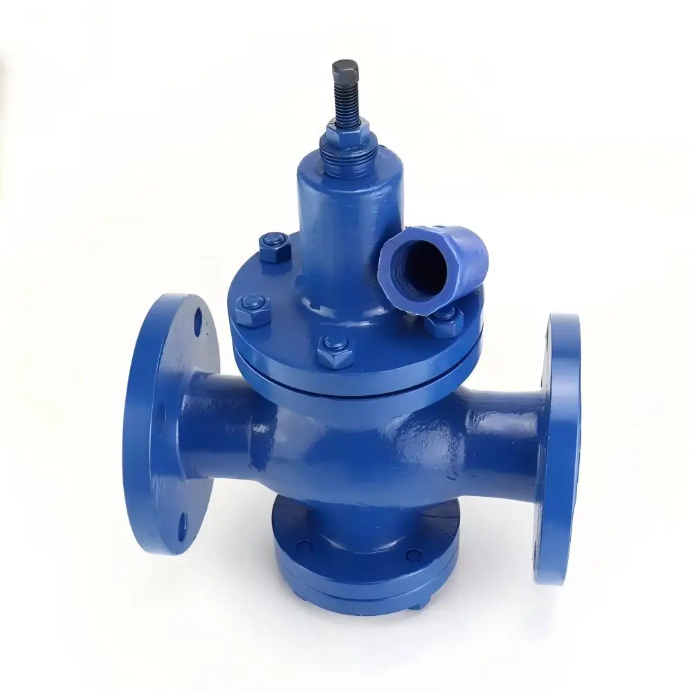 Adjustable Y42X-16C Gaotong Brand Carbon Steel Manual High Temperature Pressure Reducing Valve pilot Piston Flange Diaphragm
