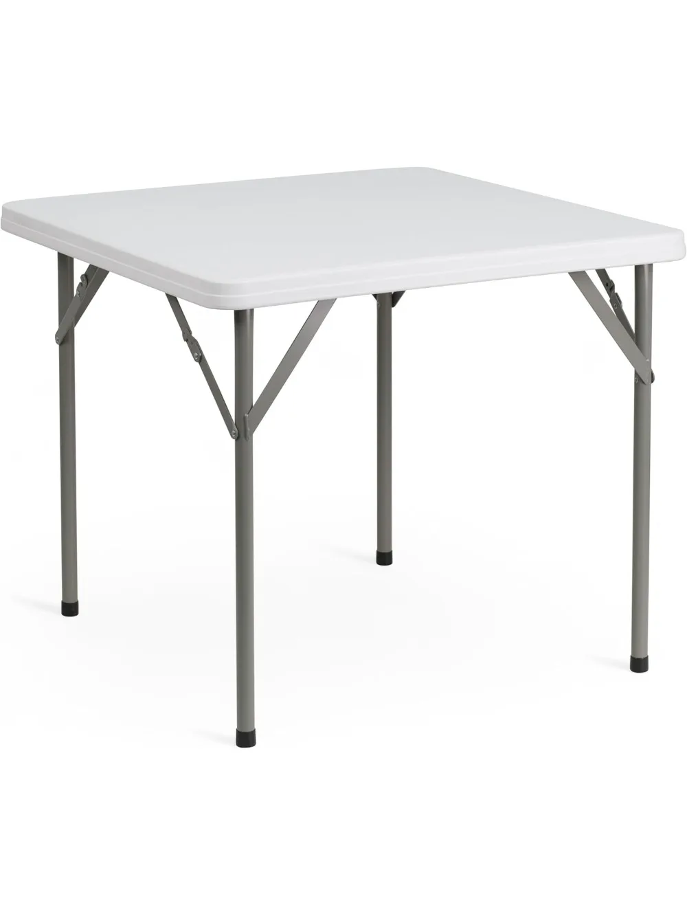 

Квадратный складной пластиковый стол 2,85 дюйма с запирающимися ножками, стол для мероприятий на все случаи жизни, белый