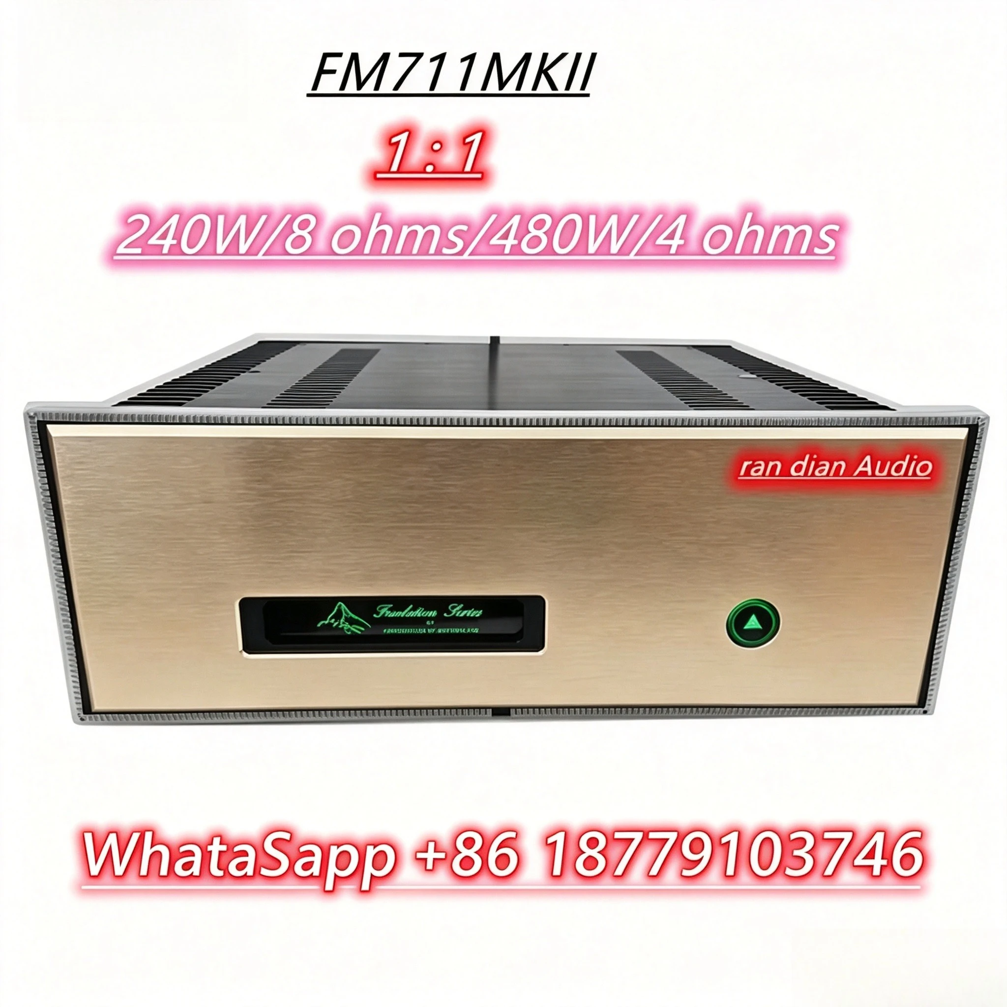 FM711MKII Post Stage Power Amplifier Board Follow Original Reference Circuit High Power HiFi Audio Amp Board 240W 8Ohm / 480W 4O