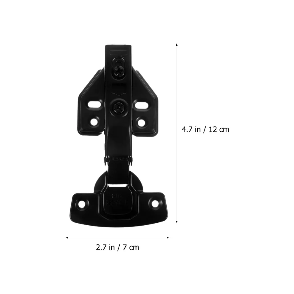 3pcs Full Overlay Soft Close Cabinet Hinges, Stainless Steel Damping Hinges for Kitchen Cupboard Doors