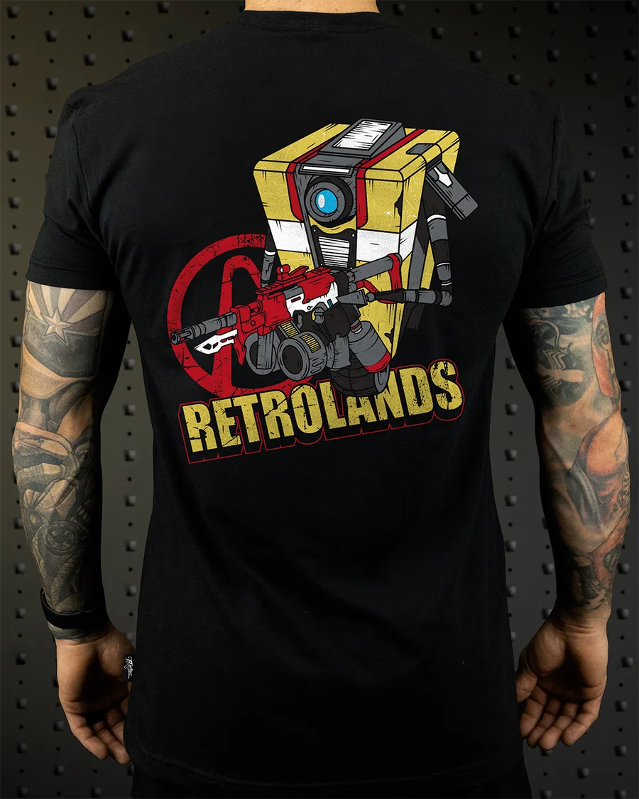 Retro Rifle - Men's T-Shirt -Borderlands Tee Graphic Printing High-end Luxury Unisex Style Both of Men and Women