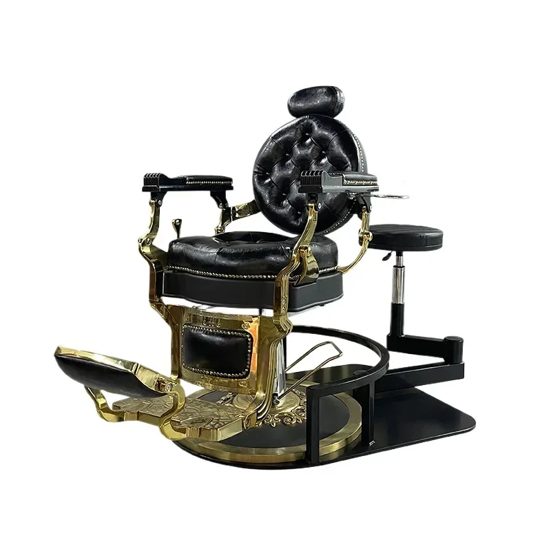 Luxury rotating barbershop chair Heavy duty integrated rotating stool for living room hairdressing