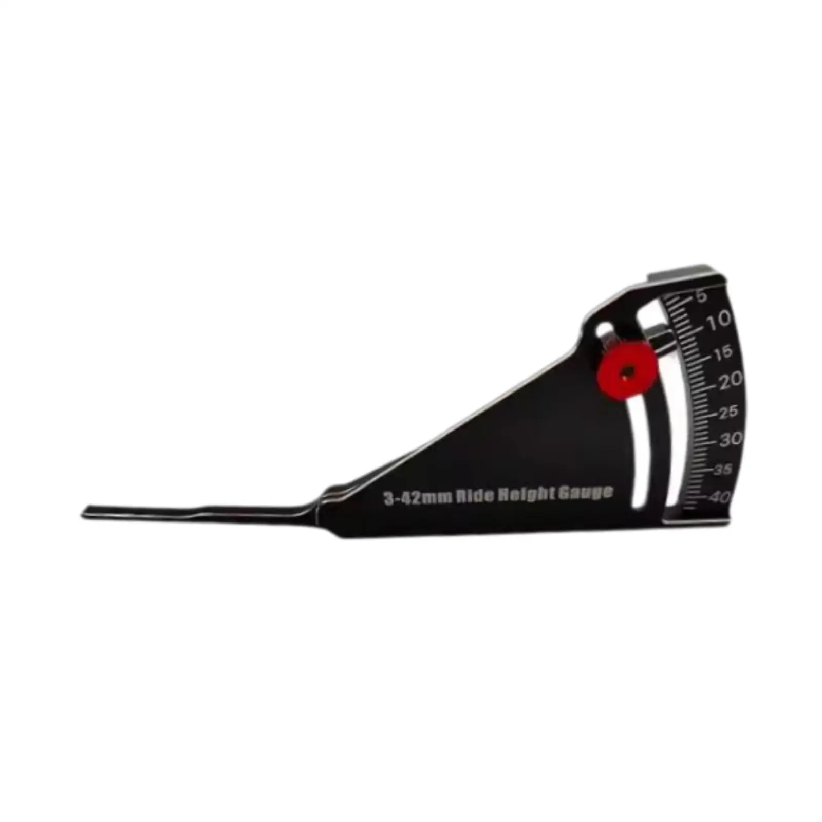 Medidor de altura de veículo rc de alumínio, ferramenta de reparo rc, medidor de camber de carro rc 3-42mm para veículos 1/10 rc