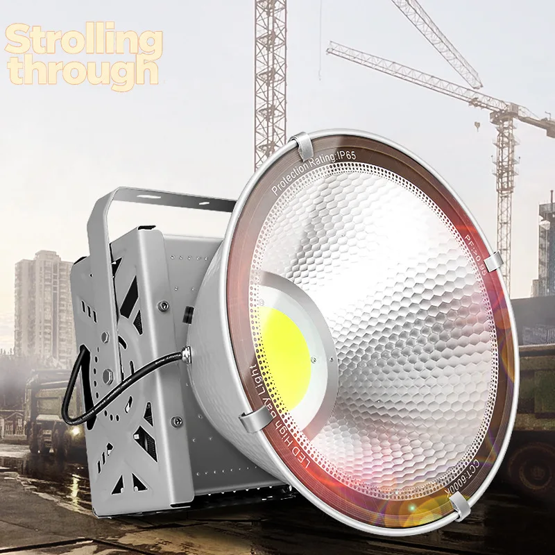 

LED Searchlight Outdoor Construction Site High-brightness Tower Crane Light 600W 1000W Square Projection Light
