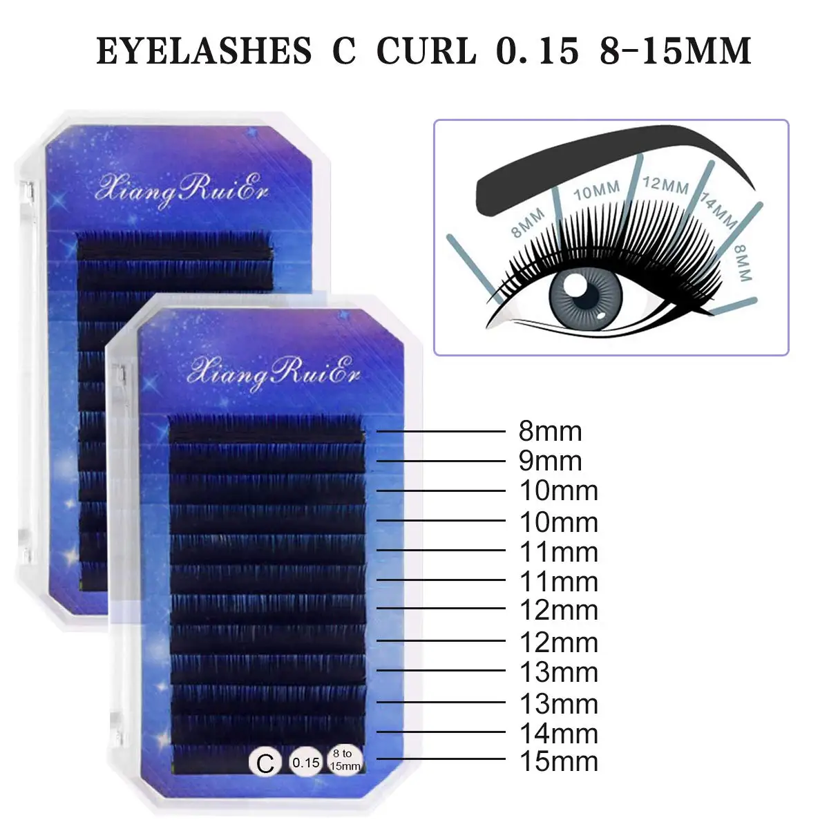 19Pcs Practice False Eyelash Extension Training Set Makeup Grafting Eye Lashes Grafting Eye Pads Tweezers Mannequin Head Kit