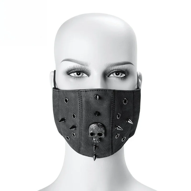 

European and American punk ROCK skull outdoor dust mask, with filter dust PM2.5.