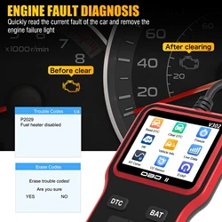 2024 Latest V302 OBD2 Scanner Car Trouble Detector Car Engine Trouble Code Reader Check Engine Lights