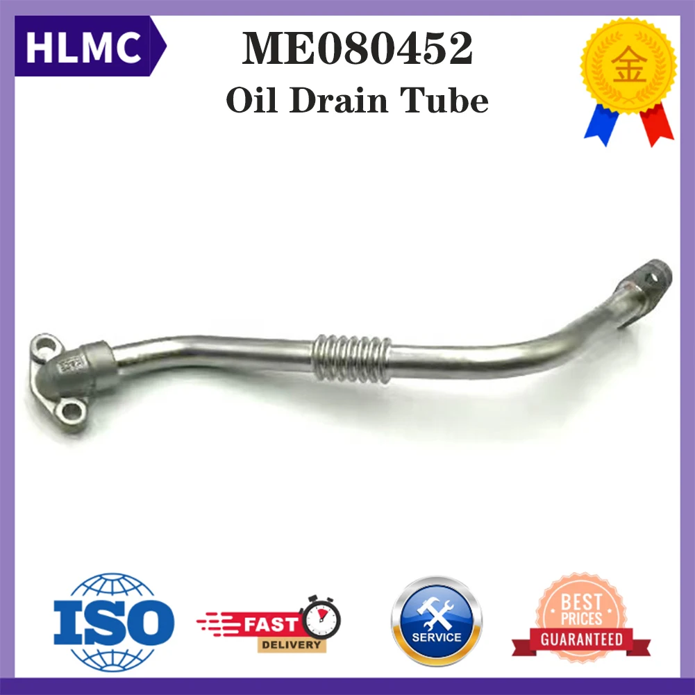 

Excavator Parts Oil Return Pipe Line 4D32 Engine Turbocharger Oil Drain Tube ME080452