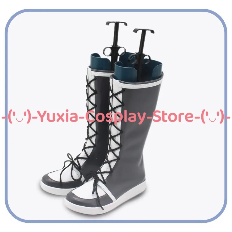 Yuxiacosplay! Project Sekai Azusawa Kohane Cosplay Shoes Anime Character Prop PU Leather Boots Halloween Carnival Party Costume