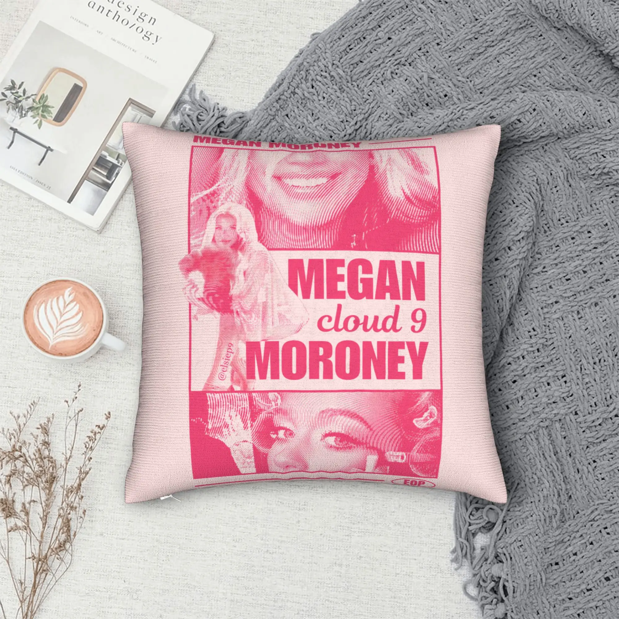 Pillow Cover Office Megan Moroney Singer Cloud 9 Album  Funny Pillow Case For Wedding Party Home Decor Pillowcases