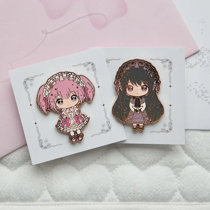 Madoka & Homura Enamel Pin