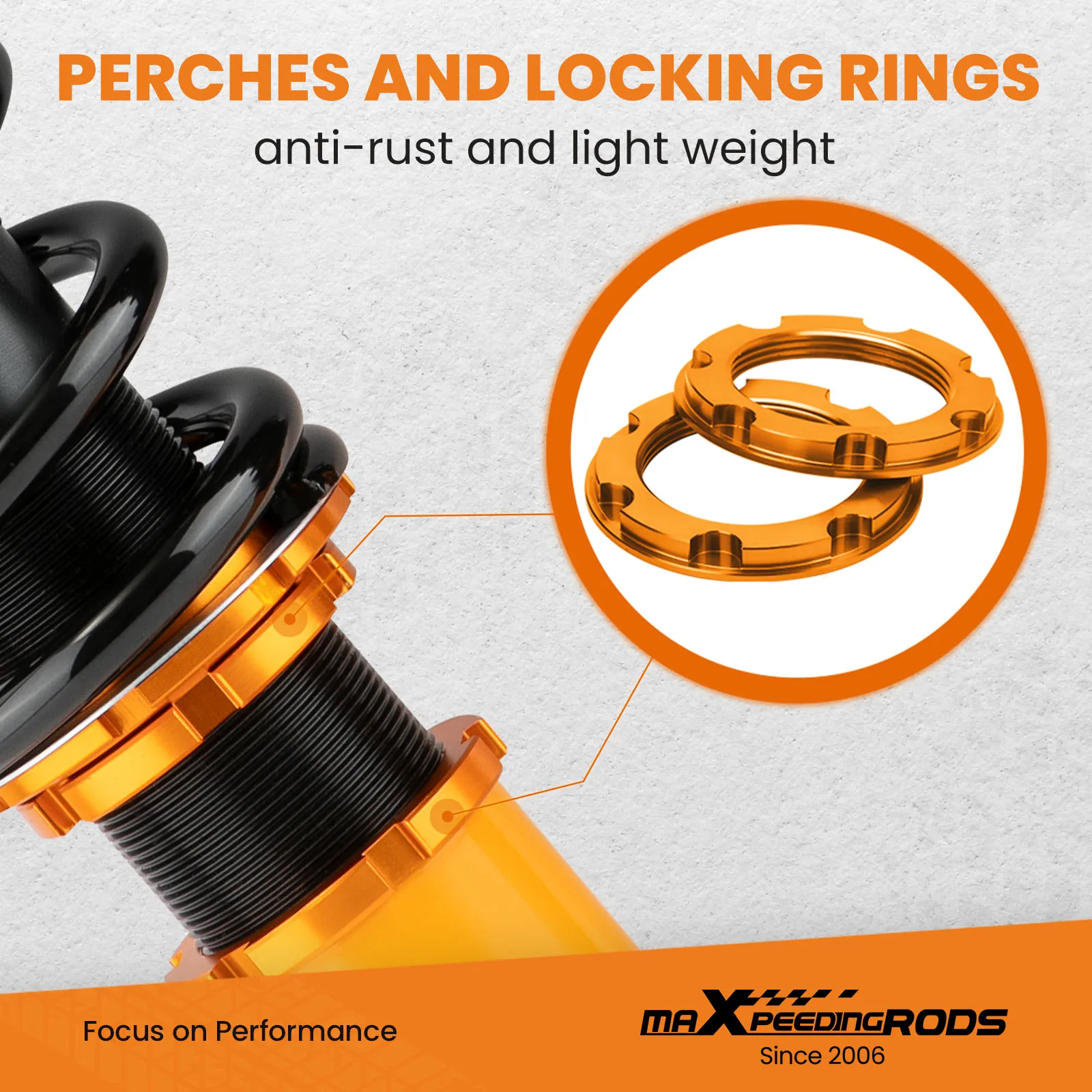 MaXpeedingrods Coilover Suspension Spring Kits for Lexus IS250 IS350 2006-2013 GS300 GS350 2007-2011 RWD