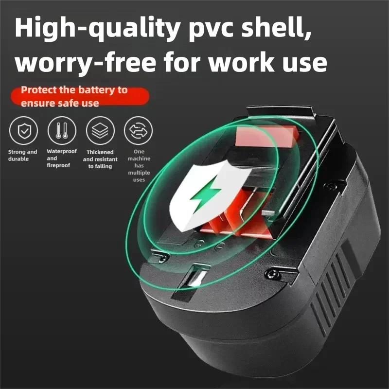 

Замените никель-водородному аккумулятору 12 В, 12800 мАч A12 A12ex Fsb12A1714 электроинструментов Baide с большой емкостью и долговечностью.