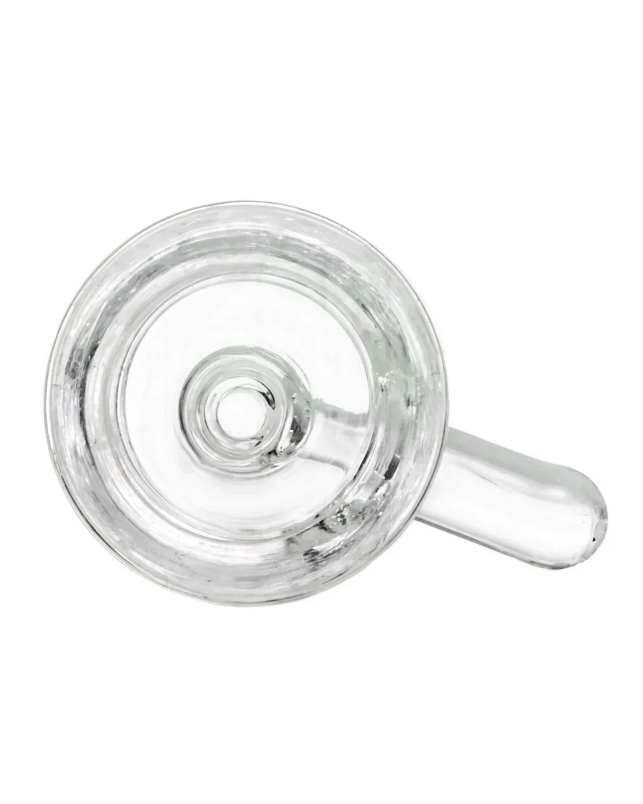 6pcs 14mm Clear Glass Funnel Manual Dish Rack Glass Funnel Bowl Rack Replacement Head With 1pcs Cleaning Brush