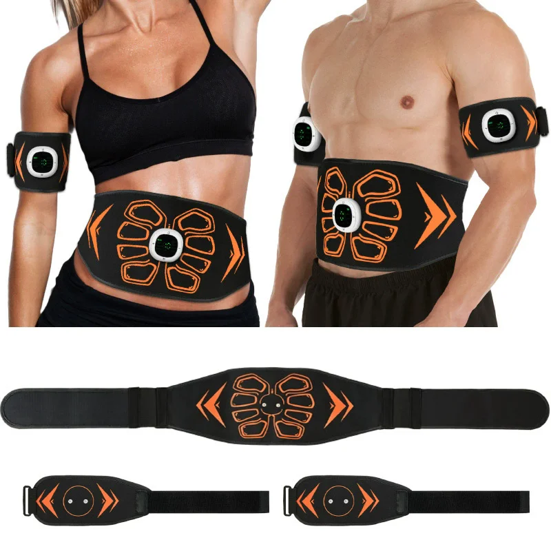 

EMS Muscle Stimulator Abdominal Toning Belt Muscle TonerSmart Arm Leg Ab Trainer Waist Massager Weight Loss Fitness Equiment