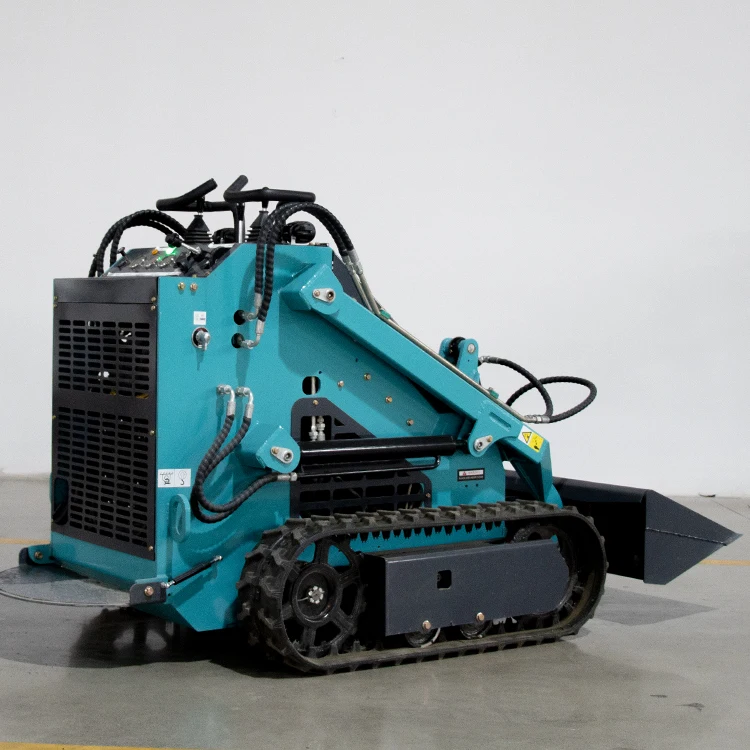 Earth-moving Machinery 800kg Cheap Diesel Mini Skid Steer Loader Multifunctional Snow Skid Loader for  Landscaping