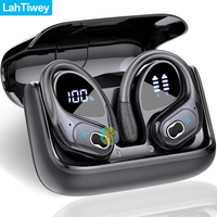 Sports Wireless Earbuds Bluetooth 5.4 TWS Wireless Headphones Waterproof Earhook Earphones with Deep Bass Noise Cancelling Mic
