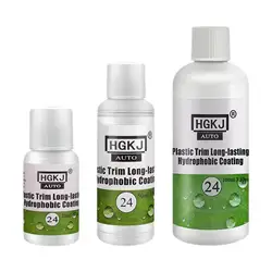 Hydrophobic Coating Spray Car Plastic Rubber Care Top Coat Polish Car Shine Agent Trim Renovator Multifunctional Coating